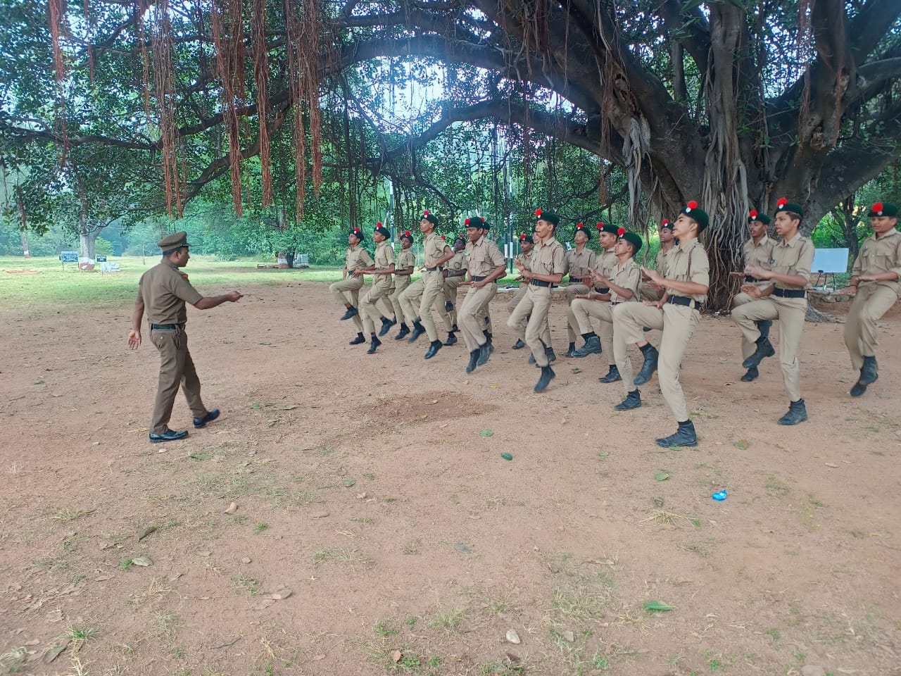 National Cadet Corps parade assembly